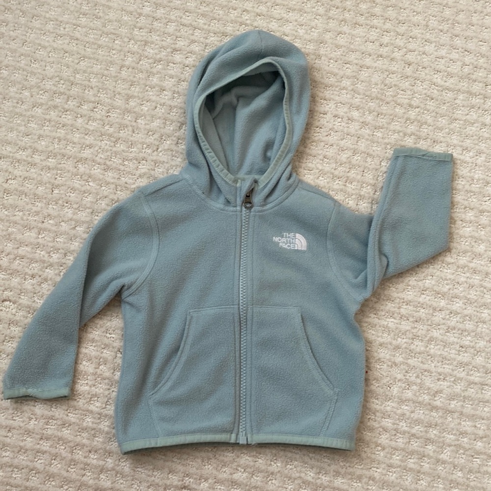 North Face fleece hoodie